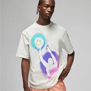 Air Jordan Men's x J Balvin SS Sail T-Shirt DR2962-133 BRAND NEW XL